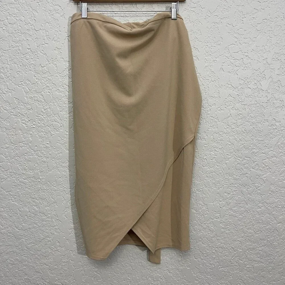 Boohoo Loose Drapy Skirt